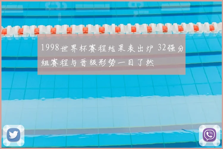 1998世界杯赛程结果表出炉 32强分组赛程与晋级形势一目了然